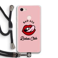 Badass Babes Club: Pixel 3 XL Transparant Hoesje met koord