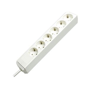 Brennenstuhl 1159420015 Stekkerdoos | Eco-Line | 6 Sockets | Wit | 1,5 meter