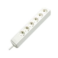 Brennenstuhl 1159420015 Stekkerdoos | Eco-Line | 6 Sockets | Wit | 1,5 meter - thumbnail