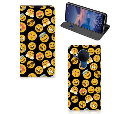 Nokia 5.4 | Hoesje met Magneet | Emoji