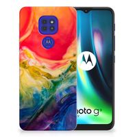Hoesje maken Motorola Moto G9 Play | E7 Plus Watercolor Dark - thumbnail
