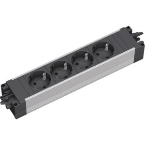 Bachmann 336.604 power uitbreiding 4 AC-uitgang(en) Zwart