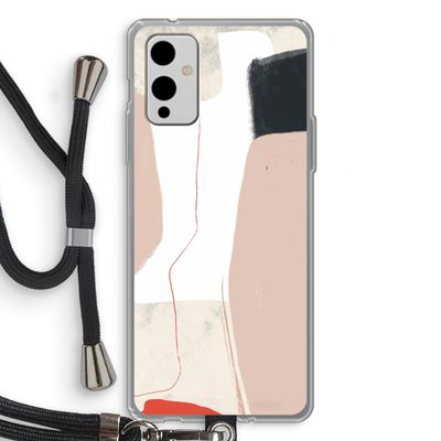 Lava: OnePlus 9 Transparant Hoesje met koord