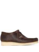 Clarks Originals bottes Wallabee en cuir à lacets - Marron