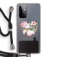GRL PWR Flower: Samsung Galaxy A72 5G Transparant Hoesje met koord