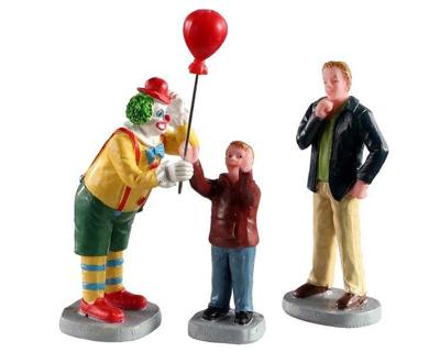 Friendly clown, set of 3 - Lemax