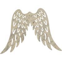 Creativ Company Vleugels, h: 6 cm, b: 7,5 cm, 30 stuk/ 1 doos