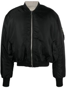 VTMNTS veste bomber zippée à design réversible - Noir