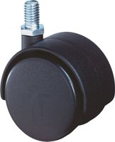 Meubelwiel zwart 50kg m8 50mm Meubelwiel zwart 50kg m8 50mm