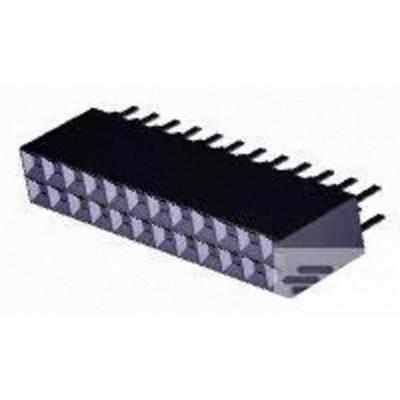 TE Connectivity 1-535542-2 Female header, inbouw (standaard) Inhoud: 1 stuk(s) Tube