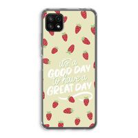 Don't forget to have a great day: Samsung Galaxy A22 5G Transparant Hoesje