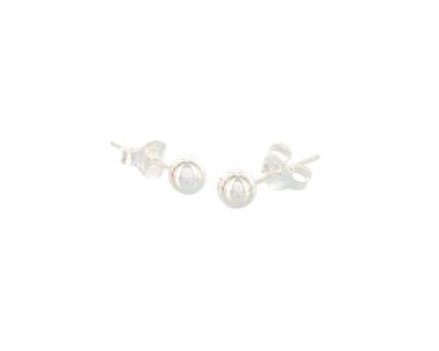 Karma Oorbellen Ball 3 mm Zilver
