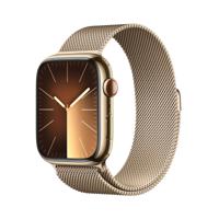 Apple Watch Series 9 45 mm Digitaal 396 x 484 Pixels Touchscreen 4G Goud Wifi GPS - thumbnail
