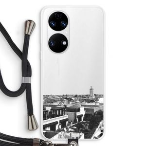 Marrakech Skyline : Huawei P50 Transparant Hoesje met koord