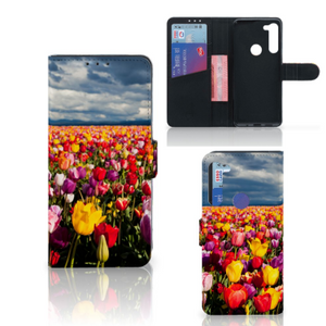 Motorola G8 Power Hoesje Tulpen