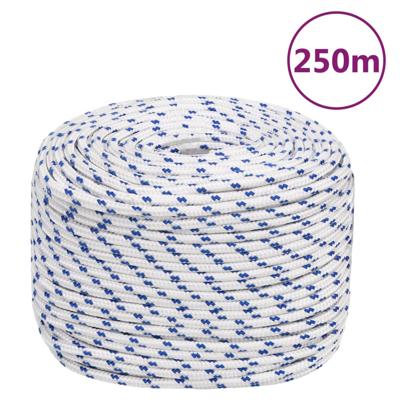 Boot touw 6 mm 250 m polypropyleen wit