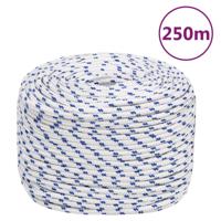 Boot touw 6 mm 250 m polypropyleen wit Boot touw 6 mm 250 m polypropyleen wit