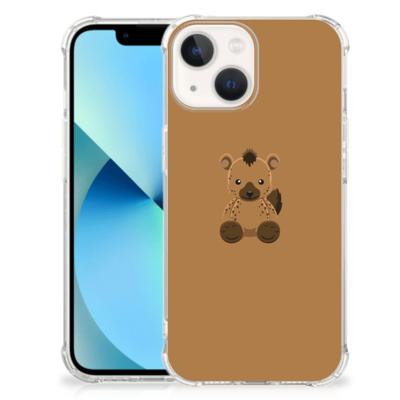 iPhone 13 mini Stevig | Bumper Hoesje | Baby Hyena iPhone 13 mini Stevig | Bumper Hoesje | Baby Hyena