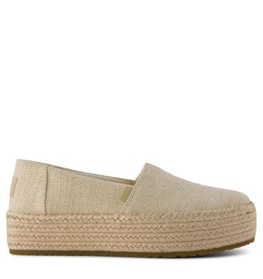 TOMS Valencia espadrilles gold Canvas Dames