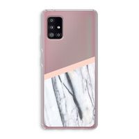 A touch of peach: Samsung Galaxy A51 5G Transparant Hoesje