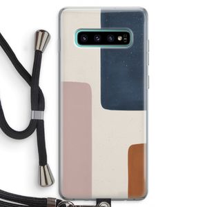 Geo #5: Samsung Galaxy S10 Plus Transparant Hoesje met koord
