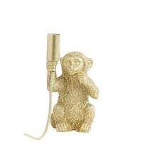 Light & Living Tafellamp Monkey - Goud - 13x12,5x23,5cm