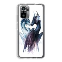 Yin Yang Dragons: Xiaomi Redmi Note 10S Transparant Hoesje