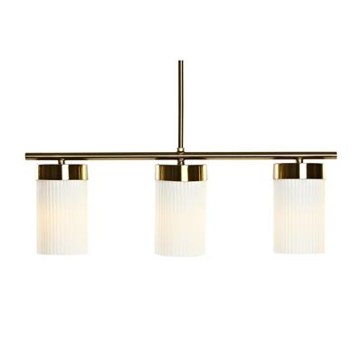 Plafondlamp DKD Home Decor Wit Gouden Metaal Kristal 60 x 15 x 25 cm