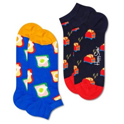 Happy socks 2 stuks Toast Low Sock * Actie *
