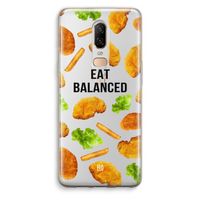 Eat Balanced: OnePlus 6 Transparant Hoesje