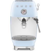 SMEG ECF03PBEU 50's Style Handmatige Espressomachine - Pastel Blauw