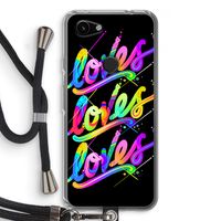 Loves: Pixel 3a Transparant Hoesje met koord