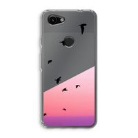 Fly away: Google Pixel 3a Transparant Hoesje