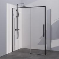 BRAUER Season douchecabine model B met schuifdeur helder glas 140x100x200 omkeerbaar incl. glascoating Season-Gunmetal
