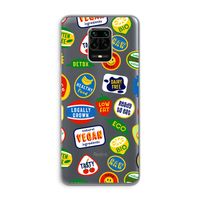 Fruitsticker: Xiaomi Redmi Note 9 Pro Transparant Hoesje Fruitsticker: Xiaomi Redmi Note 9 Pro Transparant Hoesje