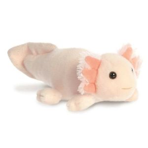 Aurora Eco Nation Pluche knuffeldier Axolotl - roze - 20 cm - Waterdieren thema