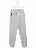 POLO RALPH LAUREN KIDS pantalon de jogging à motif Polo Pony - Gris - thumbnail