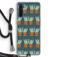 Sansevieria: Oppo A91 Transparant Hoesje met koord