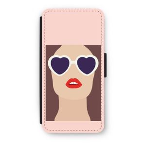 Red lips: iPhone SE 2020 Flip Hoesje