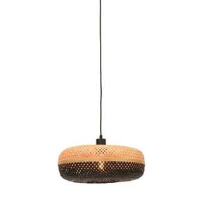 GOOD&MOJO Hanglamp Palawan - Bamboe|Zwart - Ø40cm