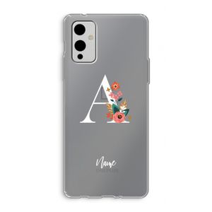 Pink Bouquet: OnePlus 9 Transparant Hoesje
