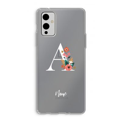 Pink Bouquet: OnePlus 9 Transparant Hoesje
