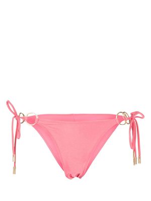 Cult Gaia bas de bikini Yanna à détails d'anneaux - Rose