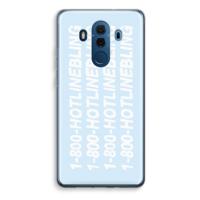 Hotline bling blue: Huawei Mate 10 Pro Transparant Hoesje