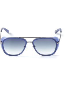 Matsuda lunettes de soleil à monture carrée - Bleu