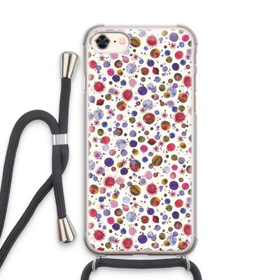 Planets Space: iPhone 7 Transparant Hoesje met koord