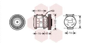 Van Wezel Airco compressor 2500K019