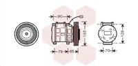 Van Wezel Airco compressor 2500K019 - thumbnail