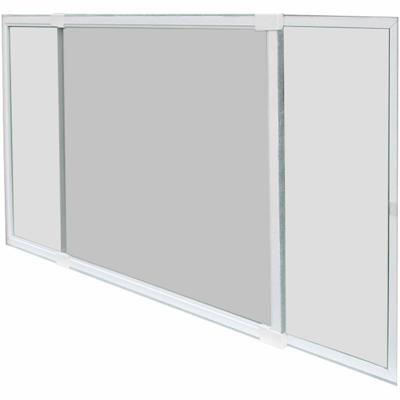 Muggennet Schellenberg Uitschuifbaar Met lijst Wit Glasvezel 50 x 142 cm