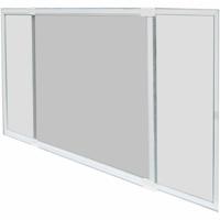 Muggennet Schellenberg Uitschuifbaar Met lijst Wit Glasvezel 50 x 142 cm